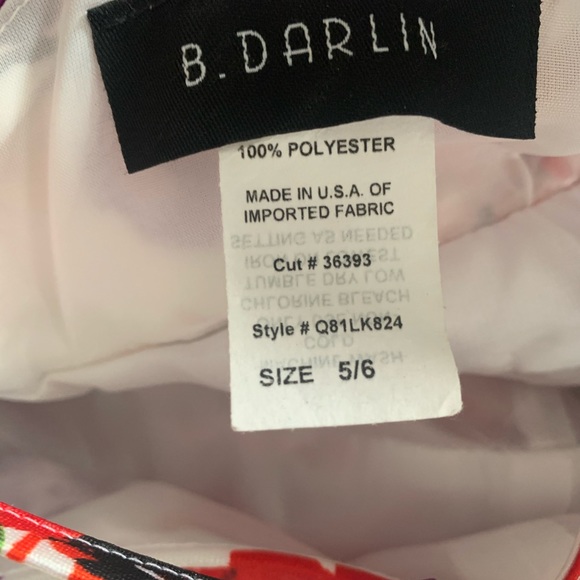 B. Darlin Spaghetti strap Floral Dress - Picture 5 of 10